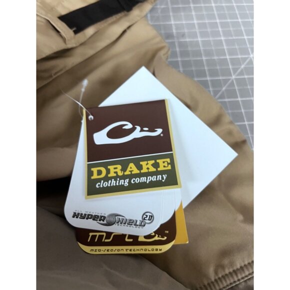 Drake Jean Cut Wader Pant Khaki Fleece Lined Water-Resistant Sz XL New 40x32 - Picture 7 of 8